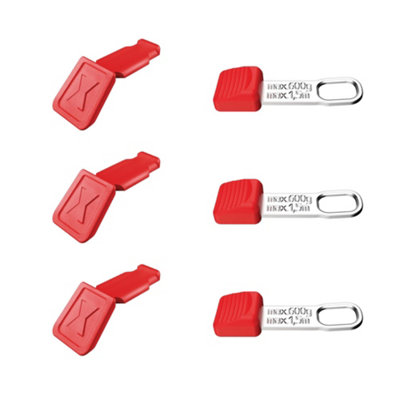 Draper 25156 Knipex 00 63 06 Tcr Tetheredtool Clips + Colorcode Clips Red3 Pieces Each122mm from B&Q