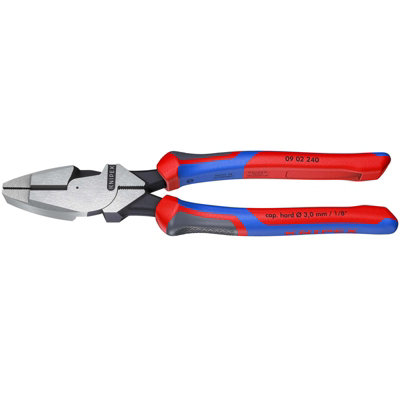 B&Q -  Knipex 09 02 240 Sb Lineman's Pliers American Style240mm
