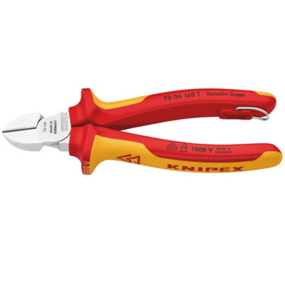 Draper 25341 Knipex 70 06 160 T Vde Diagonal Cutter160mm from B&Q