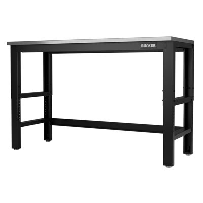 Draper Bunker Workshop Workbench With 1550mm Stainless Steel Top from B&Q