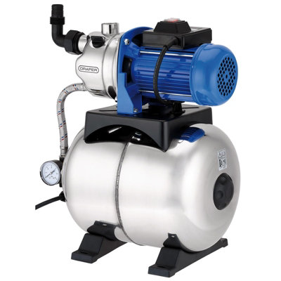 Draper 230V Stainless Steel Booster Pump50L/min800W from B&Q