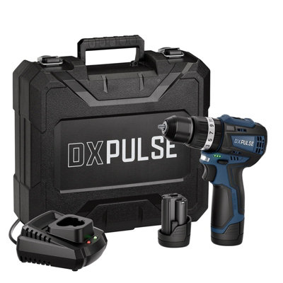 Draper Dxpulse 12V Brushless Combi Drill Kit2 X 2.0Ah Batteries1 X Charger from B&Q