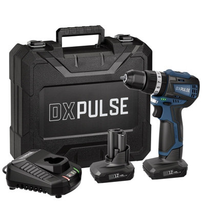 Draper Dxpulse 12V Brushless Combi Drill Kit2 X 4.0Ah Batteries1 X Fast Charger from B&Q