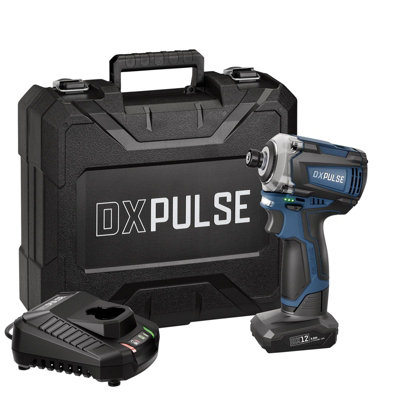 Draper Dxpulse 12V Brushless Impact Driver Kit1/4" Sq. Dr.1 X 5.0Ah Battery1 X Fast Charger from B&Q