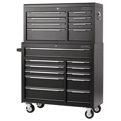 Draper Combined Roller Cabinet And Tool Chest19 Drawer42" from B&Q