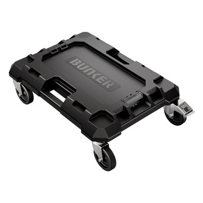 Draper Bunker Load-Up Dolly,heavy-Duty Mobile Base With Swivel Castor Wheels & Brakes from B&Q