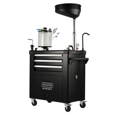 B&Q -  30205  Expert Mobile Oil Service Station & Chamber And Oil Drain Pan
