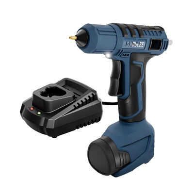 Draper Dxpulse 12V Cordless Glue Gun,15 Second Heat UpLed Worklight2.0Ah Battery & Charger,includes 10 Glue Sticks from B&Q