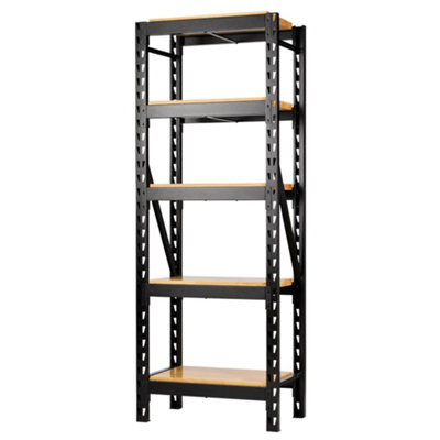 Draper 32446 Bunker 22 Piece Modular 5 Tier Racking Hardwood Shelving750mm from B&Q