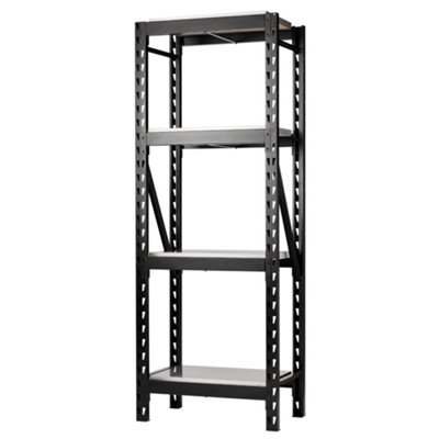 Draper 32486 Bunker 21 Piece Modular 4 Tier Racking Stainless Steel Shelving750mm from B&Q