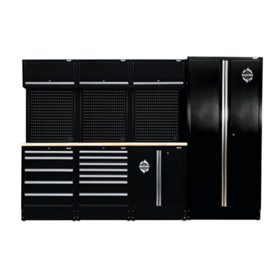 Draper 32519 Bunker 15 Piece Modular Storage Combo With Worktop2955mm from B&Q