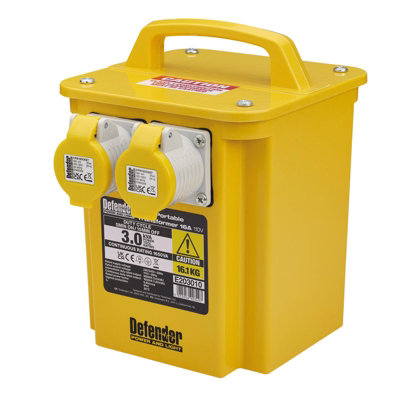 B&Q -  Defender 3Kva Portable Transformer 110V 3000W