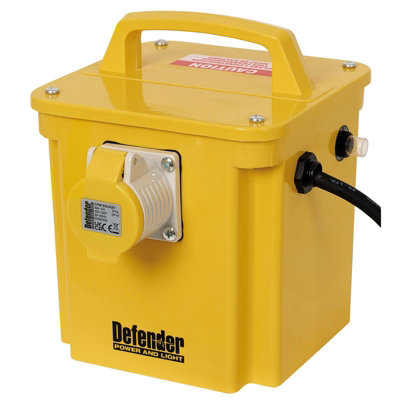 Draper Defender 1500Va 110V Site Transformer With 2 X 16A Outlets & Ip44 Protection