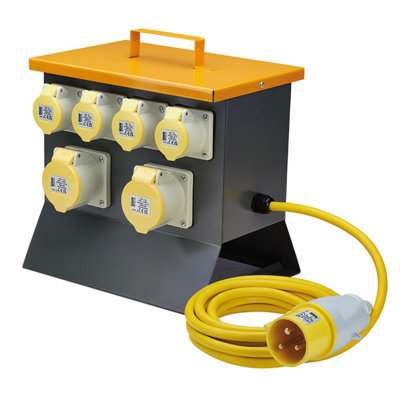 Draper Defender E13125 110V Splitter (Mcb) 4 X 16A/ 2 X 32A from B&Q