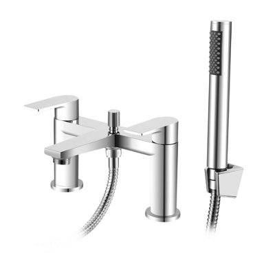 Iflo Ottawa Bath Shower Mixer Tap Dual Lever Control from B&Q