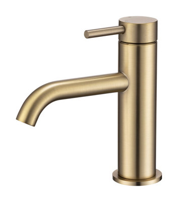 Iflo Albany Basin MixerBrushed Brass from B&Q