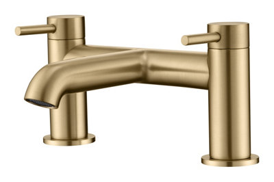 Iflo Albany Bath FillerBrushed Brass from B&Q