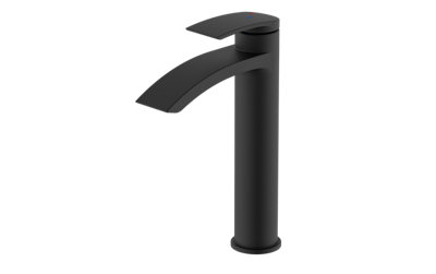 Iflo Tay Tall Basin MixerMatt Black from B&Q