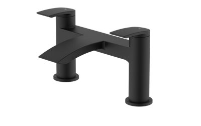 Iflo Tay Bath Filler TapMatt Black from B&Q