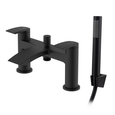 Iflo Tay Bath Shower MixerMatt Black from B&Q