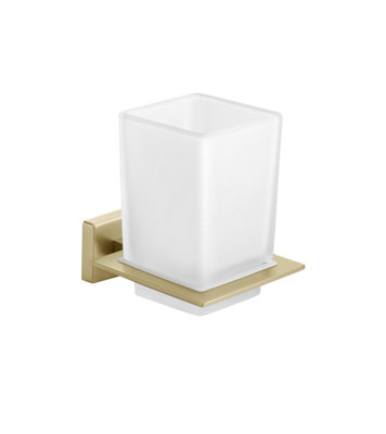 B&Q -  Quebec Tumbler Brass 43356