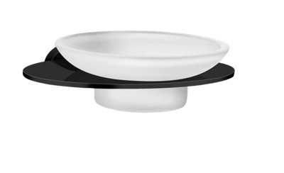 B&Q -  Kenora Soap Dish Holder Black