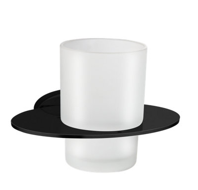 B&Q -  Kenora Bathroom Tumbler Black