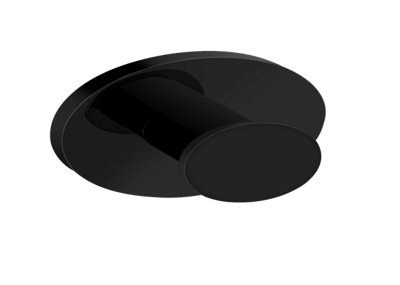 B&Q -  Kenora Black Bathroom Robe Hook