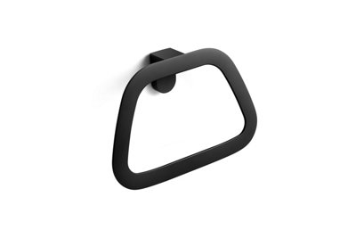 B&Q -  Albany Black Bathroom Towel Ring