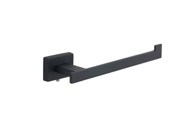 B&Q -  Quebec Toilet Paper Holder Black