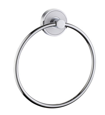 B&Q -  Bramley Towel Ring Chrome