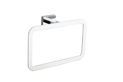 B&Q -  Quebec Chrome Bathroom Towel Ring