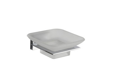 B&Q -  Quebec Soap Dish Holder Chrome
