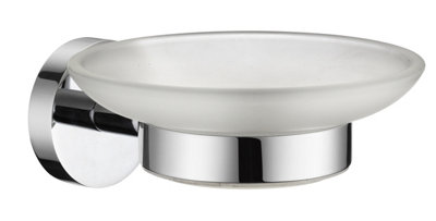 B&Q -  Edesia Soap Dish Holder  Chrome