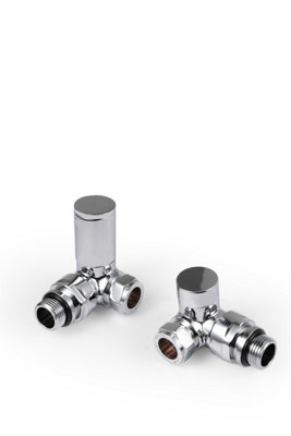 Plumbright Chrome Column Corner ValvePair M102-Cc from B&Q