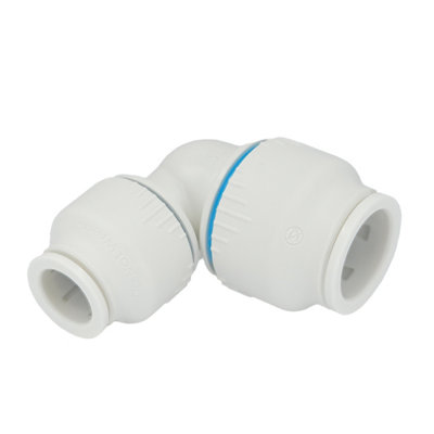 Plumbright White Plastic Push-Fit 22mm X 15mm Elbow Reducer Spe6746M from B&Q