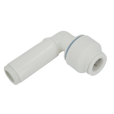 Plumbright White Plastic Push-Fit 10 X 15mm Stem Elbow Reducer Spte6716M from B&Q
