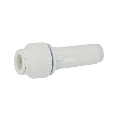 Plumbright White Plastic Push-Fit 10 X 15mm Stem Coupler Reducer Spr6716M from B&Q