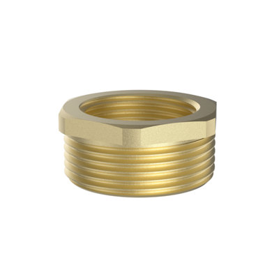 Plumbright Brass Hexagon Bush 1 1/2 X 1 Bb1121 Bhb1121 from B&Q