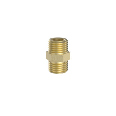 Plumbright Brass Hexagon Nipple 3/4 Bn34 Bhn34 from B&Q