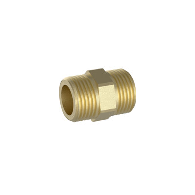 Plumbright Brass Hexagon Nipple 3/8 Bn38 Bhn38 from B&Q