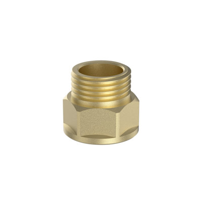 Plumbright Brass Tap Extension Mxf 1/2 Be12 Btex12 from B&Q