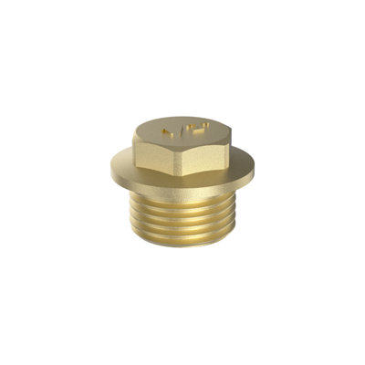 Plumbright Brass Flanged Plug 1 1/4 Bp114 Bfp114 from B&Q