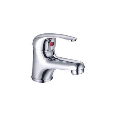 Vitellio Ares Chrome Mono Basin Mixer Tap from B&Q