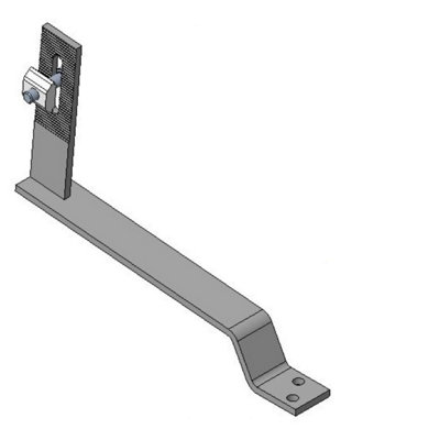 Fastensol Th02A Landscape Flat Tile Roof Hook Bracket from B&Q
