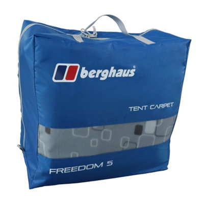 Berghaus Freedom 5 Tent Carpet Tent With Foam Midlayer, Soft Fleece Upper & Waterproof Base