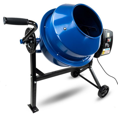 Hyundai 220W 63L Electric 230V Cement / Concrete Mixer Hycm63E from B&Q