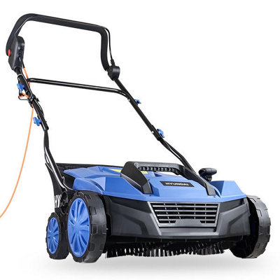 B&Q -  1600W 15'' 38Cm Artificial Grass Lawn Sweeper Cleaner Multi-Use Brush 45L Collection Bag Hysw1600E