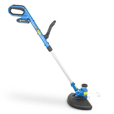 B&Q -  20V Cordless Grass Trimmer Strimmer 30Cm Cut2.0Ah BatteryChargerLightweight & Powerful Hy20Cgt