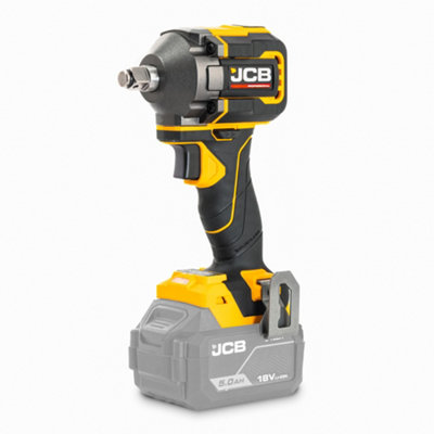 Jcb Pro Cordless Impact Wrench 18V 1/2" 350Nm Torque Brushless Driver Drill Body Only   Jcb-18Piw-350 from B&Q